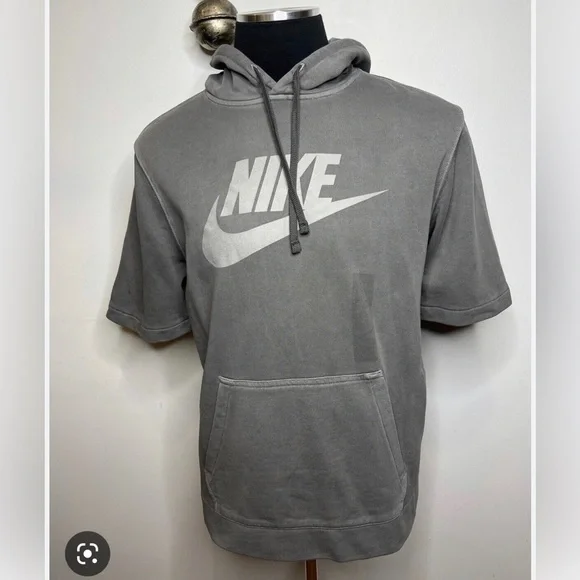 Nike Shirts Nike Short Sleeved Hoodie Poshmark